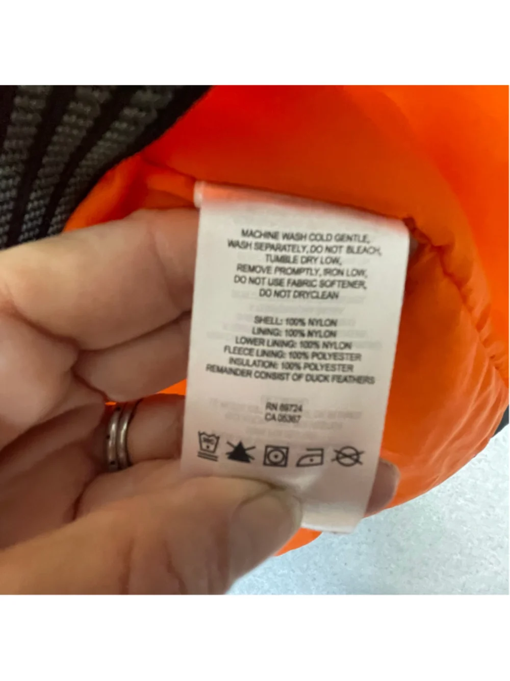 Columbia Boys XL 18/20 Hooded Winter Ski Jacket Gray Orange